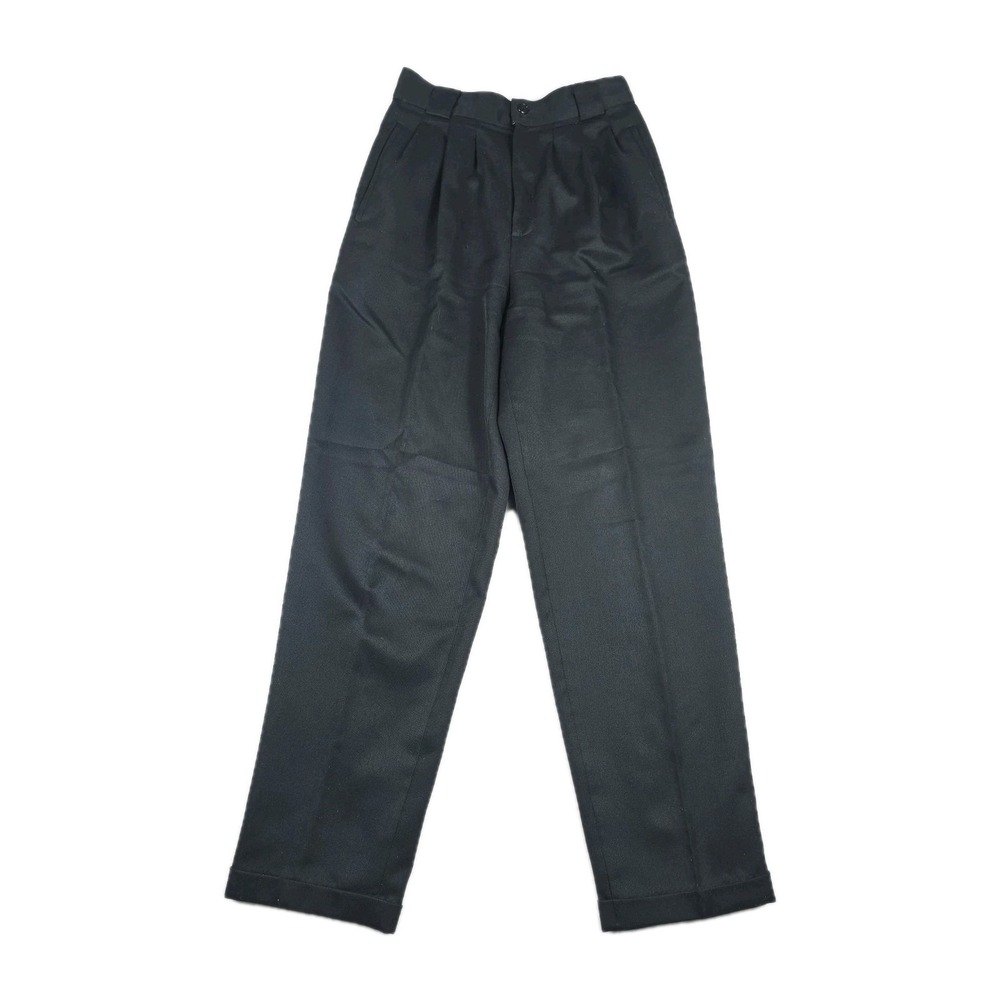 Giorgio Sant Angelo Vintage Women's XS Black Pleated Dress Pants READ
